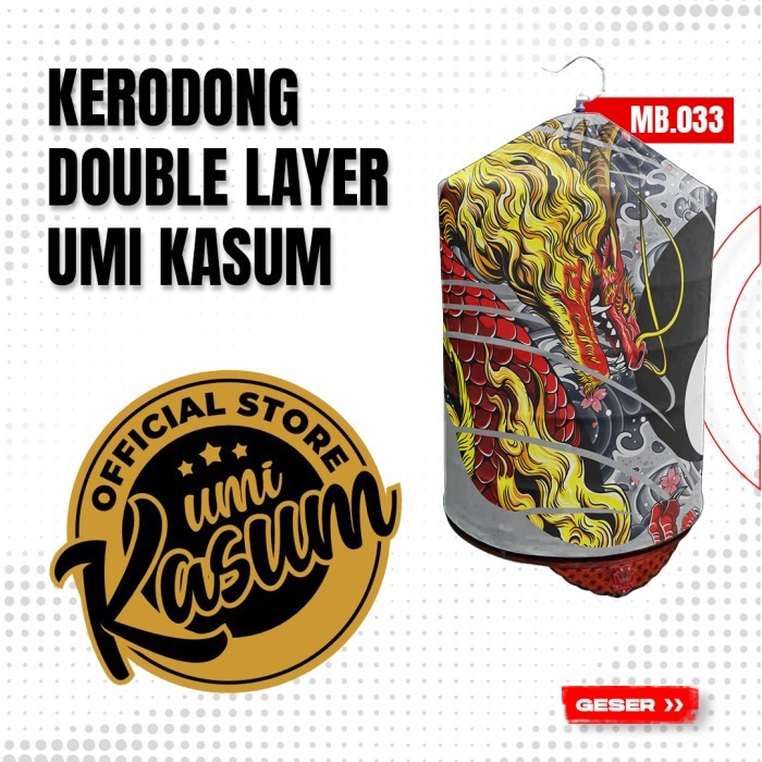 Kerodong Murai Batu Double Layer Pilihan Umi Kasum Motif MB 033