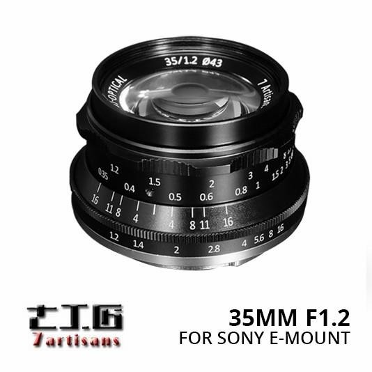 LENSA 7ARTISANS 35MM F1.2 MARKII FOR SONY E-MOUNT / 7 artisans 35mm Terlaris