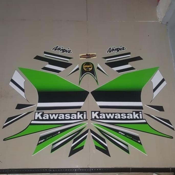 Promo Striping Ninja 250 FI SE 30 Anniv 2014/2015 Hijau Putih COD