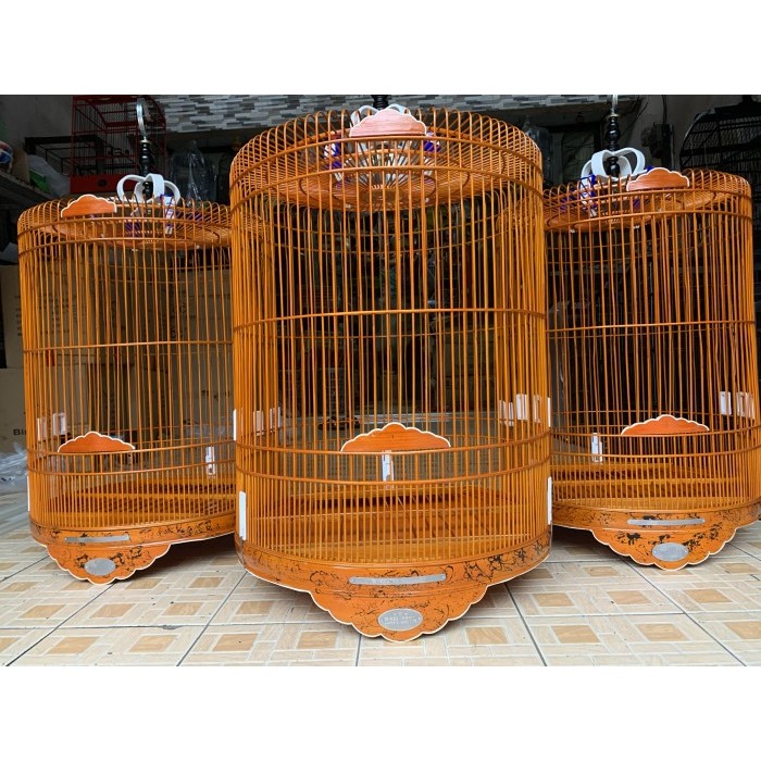 SANGKAR KANDANG MURAI RAFI JAYA ACRILIK NO 3 .kandang sejuta umat