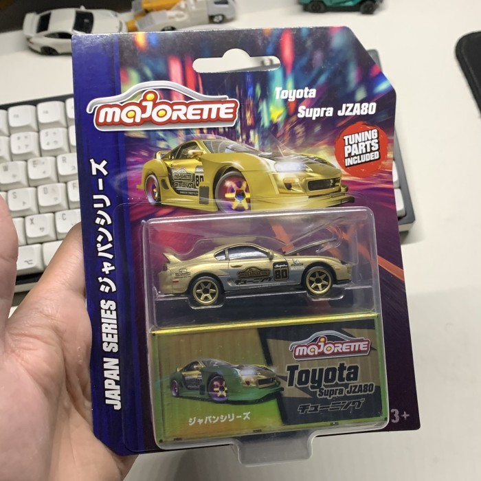 KHUSUS GRAB Majorette Supra MK4 JZA80 Tuning Parts Japan Series Toyota Chase Car