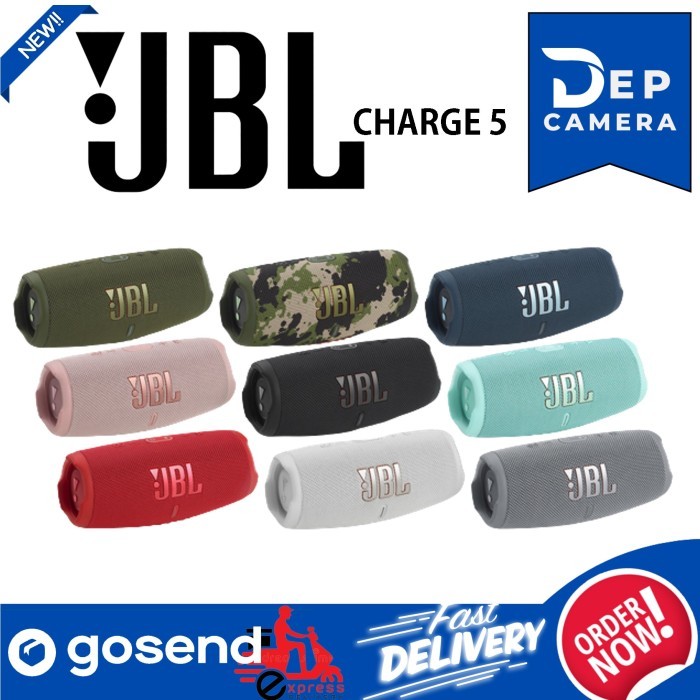 JBL Charge 5 Portable Bluetooth Speaker Original Terbaru Berkualitas