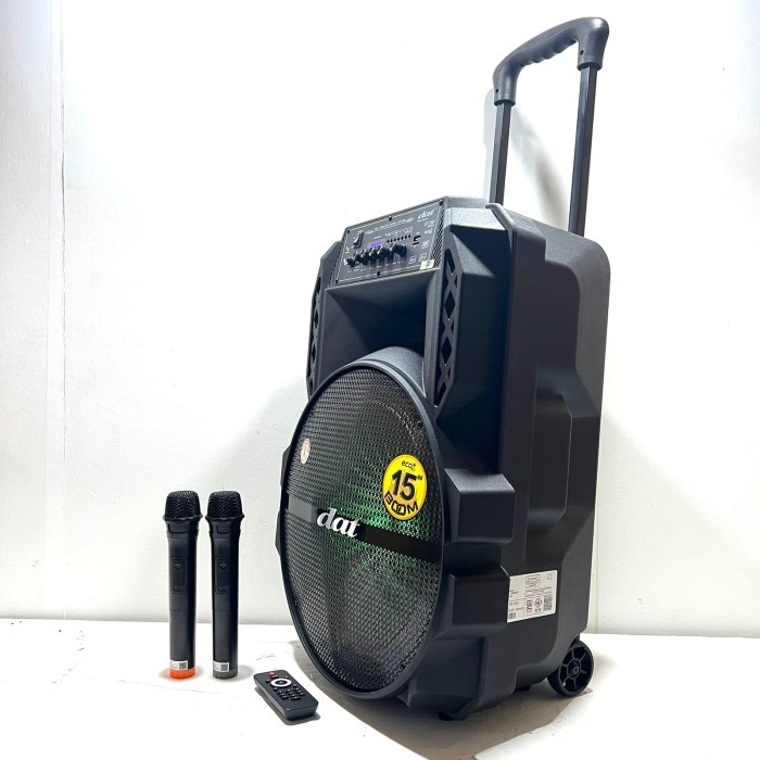 Speaker Portable Wireless DAT DT-1507 Boom Original 15 inch Terbaru Berkualitas
