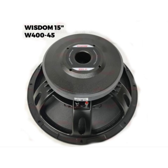 SPEAKER 15 inch WISDOM W400-45 / W400 45 Terbaru Berkualitas