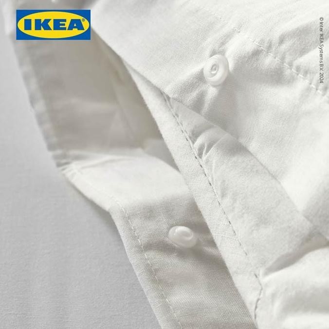 Grosir Ikea Dvala Sarung Duvet 240X220Cm Dan 2 Sarung Bantal 50X80Cm