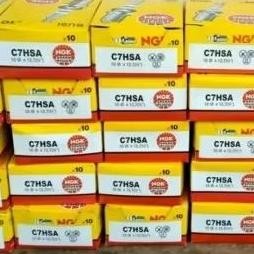 Original Grosir Busi Ngk C7Hsa 1Box Isi 10Pcs Busi Motor Mio Grand Supra X Supra Promo