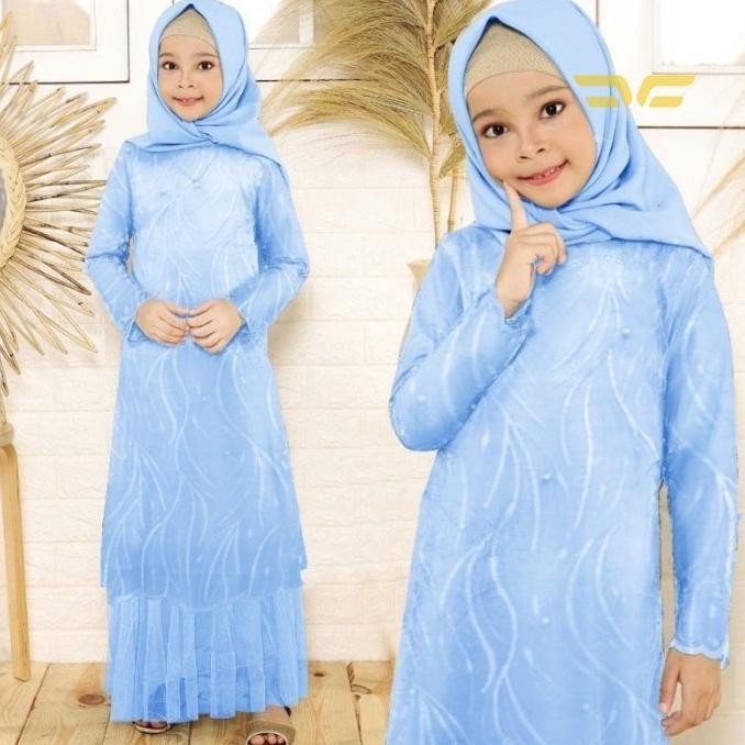 Gamis Tile Ruby Mutiara Gamis Muslim Anak Perempuan Wijayantikashop5