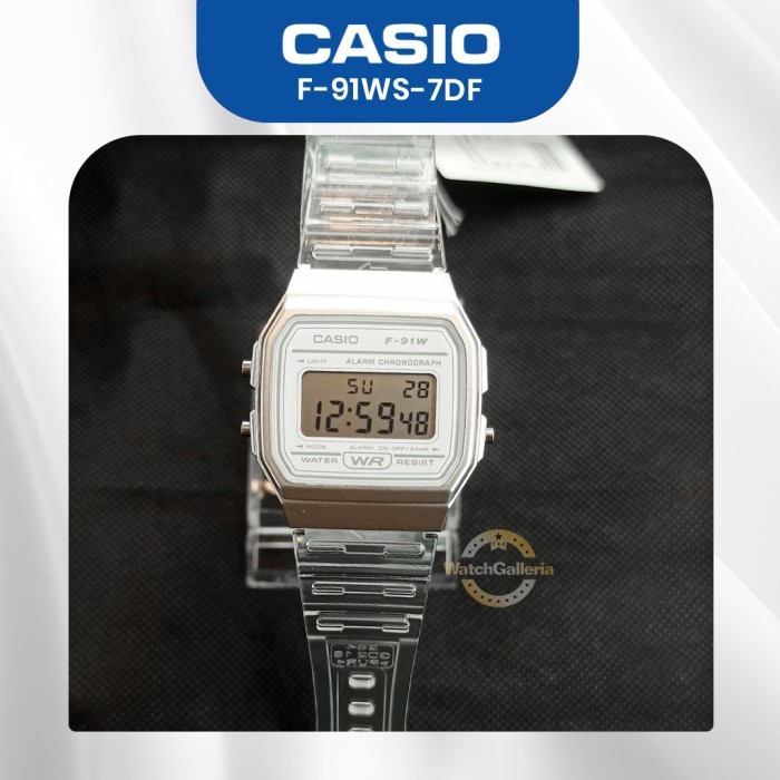 Casio General F-91Ws-7Df/F-91Ws-7Df/F-91Ws Original Murah