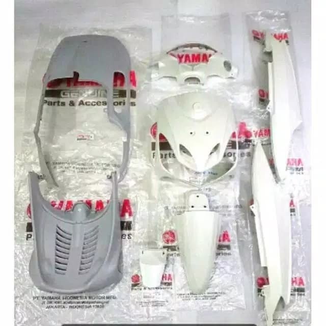 COVER BODY SET YAMAHA MIO SMILE PUTIH ORIGINAL