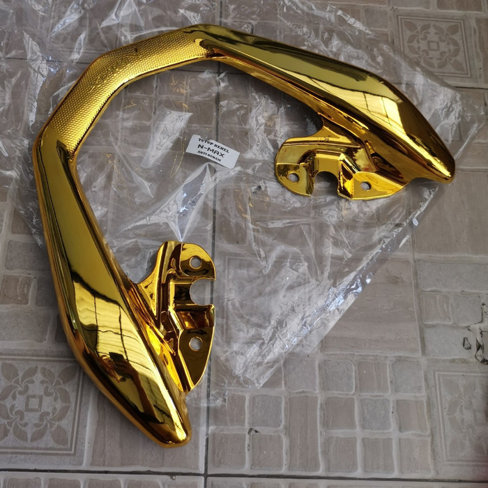 TERBARU COVER BEHEL NMAX 155 OLD CHROME GOLD ANTI BURAM PNP