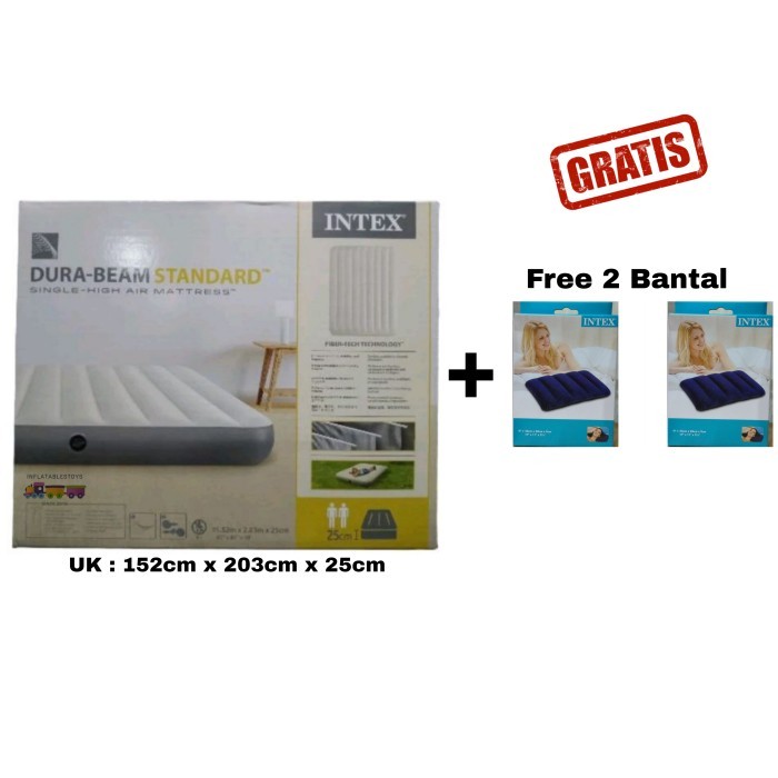 Kasur Angin Intex Durabeam Queen 64103