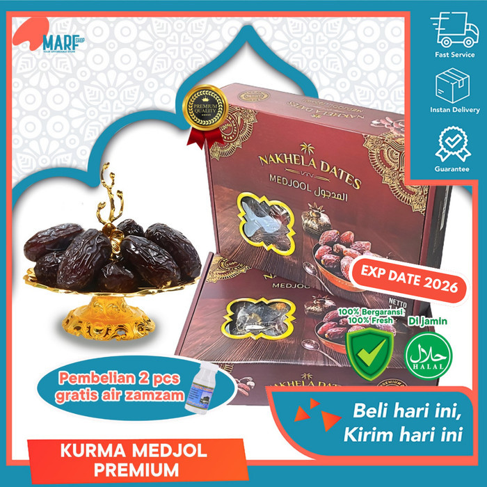 

KURMA MEDJOOL MEDJOL PREMIUM ISTIMEWAH KURMA NABI QURMA RAJA ASLI ARAB