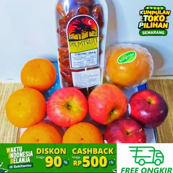 

Hampers Ramadan Paket Berbuka Puasa R35 Kurma, Pir Singo, Jeruk, Apel