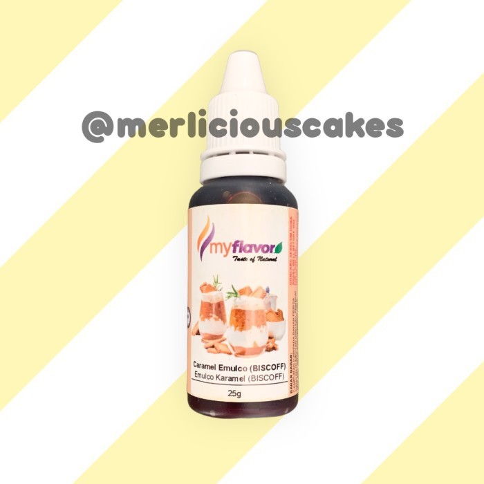 

+%+%+%] My Flavor Biscoff Caramel Emulco Perasa dan Pewarna Makanan
