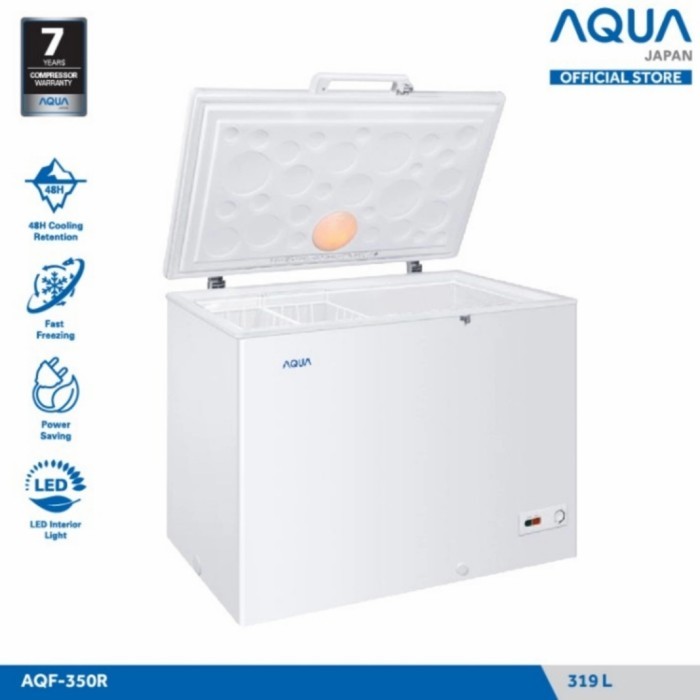 +++++] Aqua Chest Freezer 1 pintu AQF-350R 319 liter