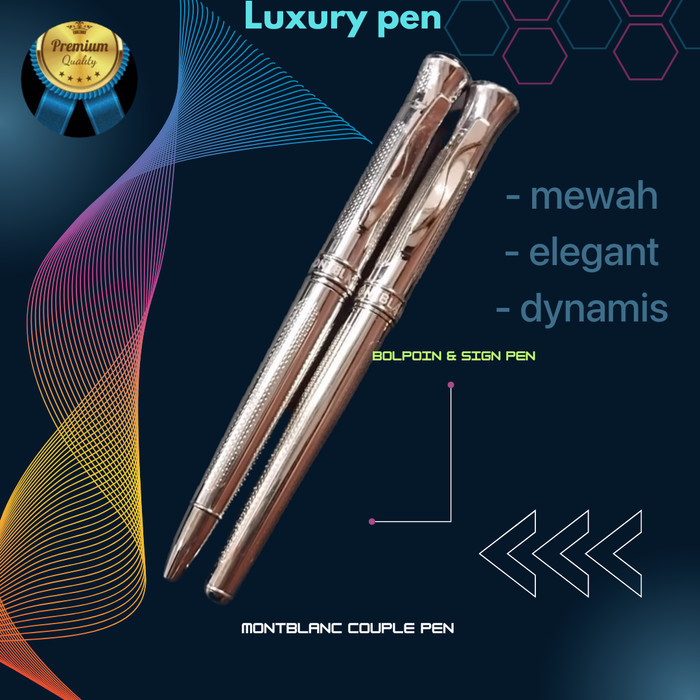 

pulpen mewah mb stainless exclusive