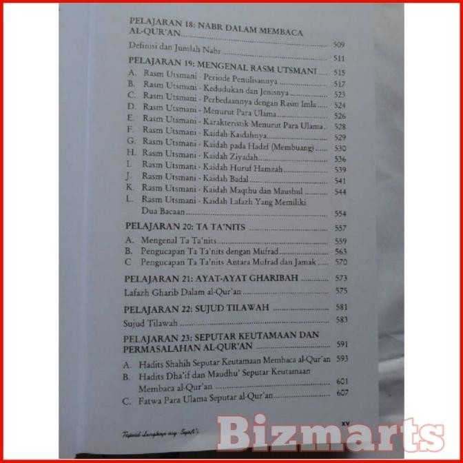 Buku Panduan Tajwid Lengkap & Tahsin Tilawah AlQuran Metode Asy Syafii Terlaris