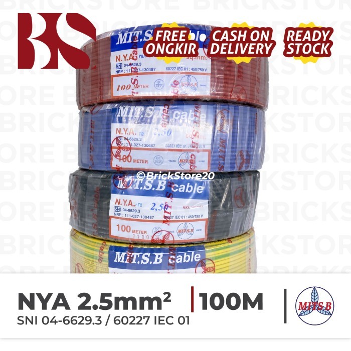 Kabel Mitsuba Nya 2.5Mm 2,5Mm 100 Meter Sekelas Supreme Eterna