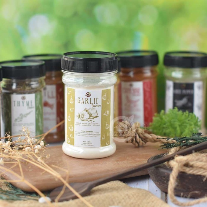 

Harga Termurah Natural Garlic Powder ( Bubuk Bawang ) 70 Gr Best Seller