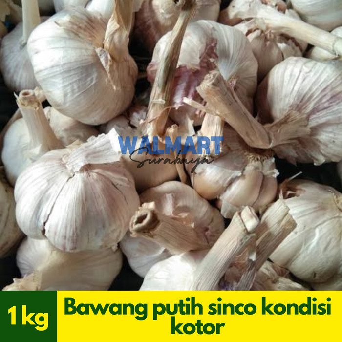 

Promo Bawang Putih Segar Import 1 Kg Kondisi Kotor Belum Dibersihkan Best Seller