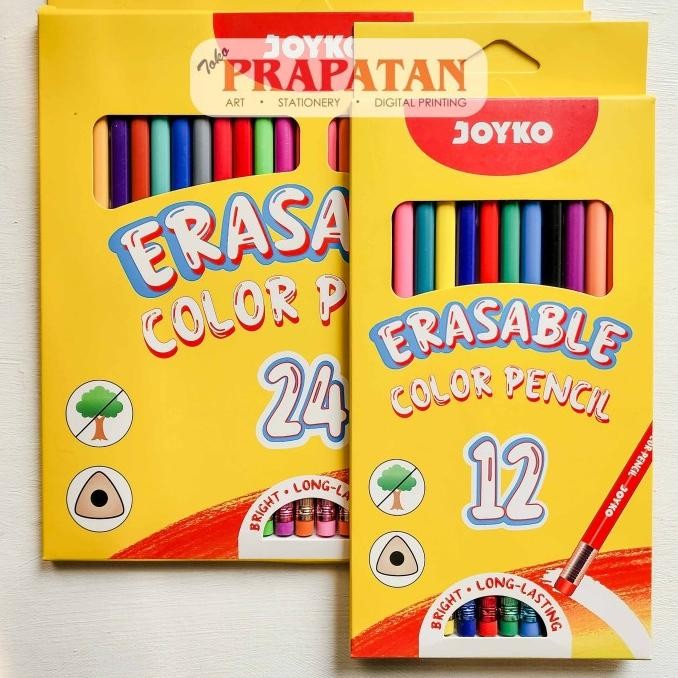 

*****] Pensil Warna Joyko Bisa Dihapus CP-0130 | Erasable Color Pencil