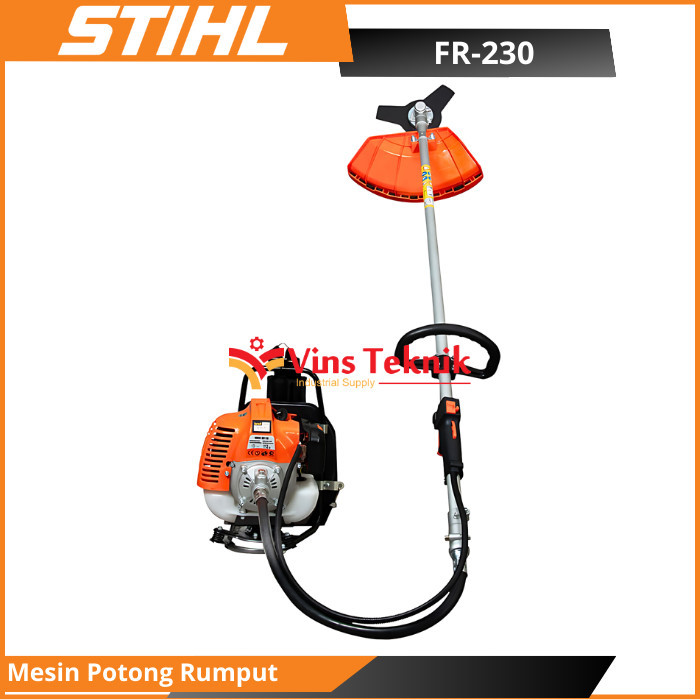 NEW MESIN POTONG RUMPUT STIHL FR230 + GAGANG CUTTER BRUSH FR 230 KODE 265