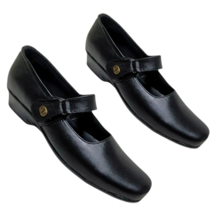 Sepatu Pantofel Sekolah Paskibra Wanita Kulit Asli