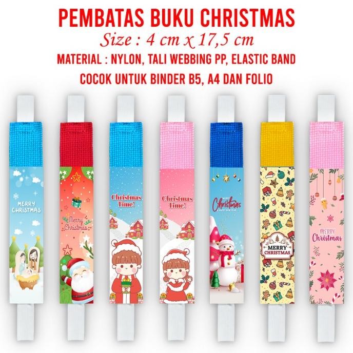 

\"\"\"\] Pembatas Buku Sekat Penanda Binder Majalah Novel Souvenir Christmas Hadiah Kado Gift