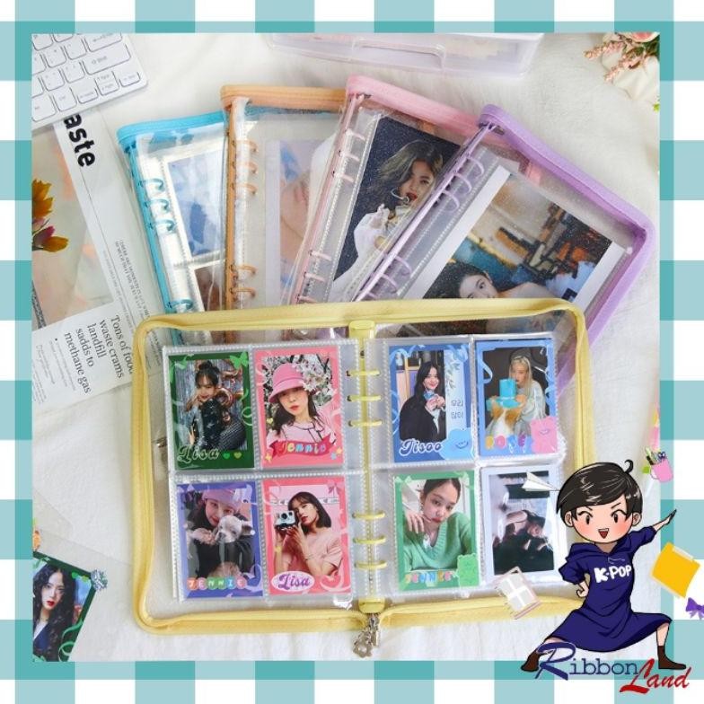 

TERMURAH A5 BINDER ZIPPER RESLETING PVC GLITTER iT-93