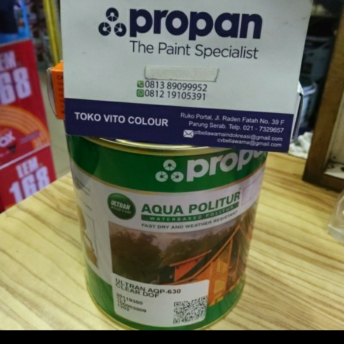 Propan Aqua politur AQP 630 clear doff