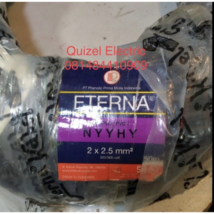 Kabel Nyyhy 2X2.5Mm Serabut Eterna