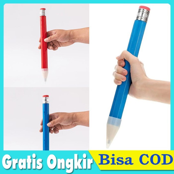 

CUCI GUDANG PENSIL HB JUMBO PENCIL BESAR KADO HIASAN DEKORASI 33 CM KODE 49