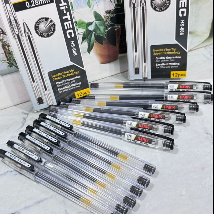 

PROMO SPECIAL (12PC) PEN HI TECH 0.28MM/PEN GEL HITECH HI-TECH KODE 319