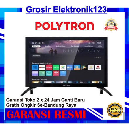 ASLI SMART TV LED 32 INCH POLYTRON POLITRON DIGITAL PLD 32CV1869 YOUTUBE KODE 215