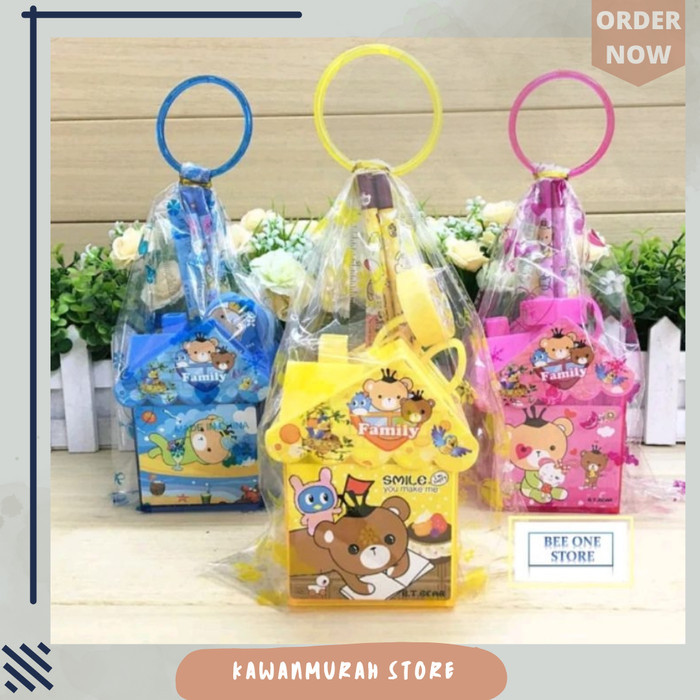 

TERBARU! Alat Tulis Anak Set Karakter Rumah Boneka Lucu / Paket Alat Tulis