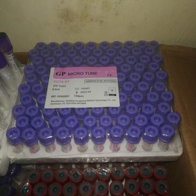 microtube EDTA 0.5 ml