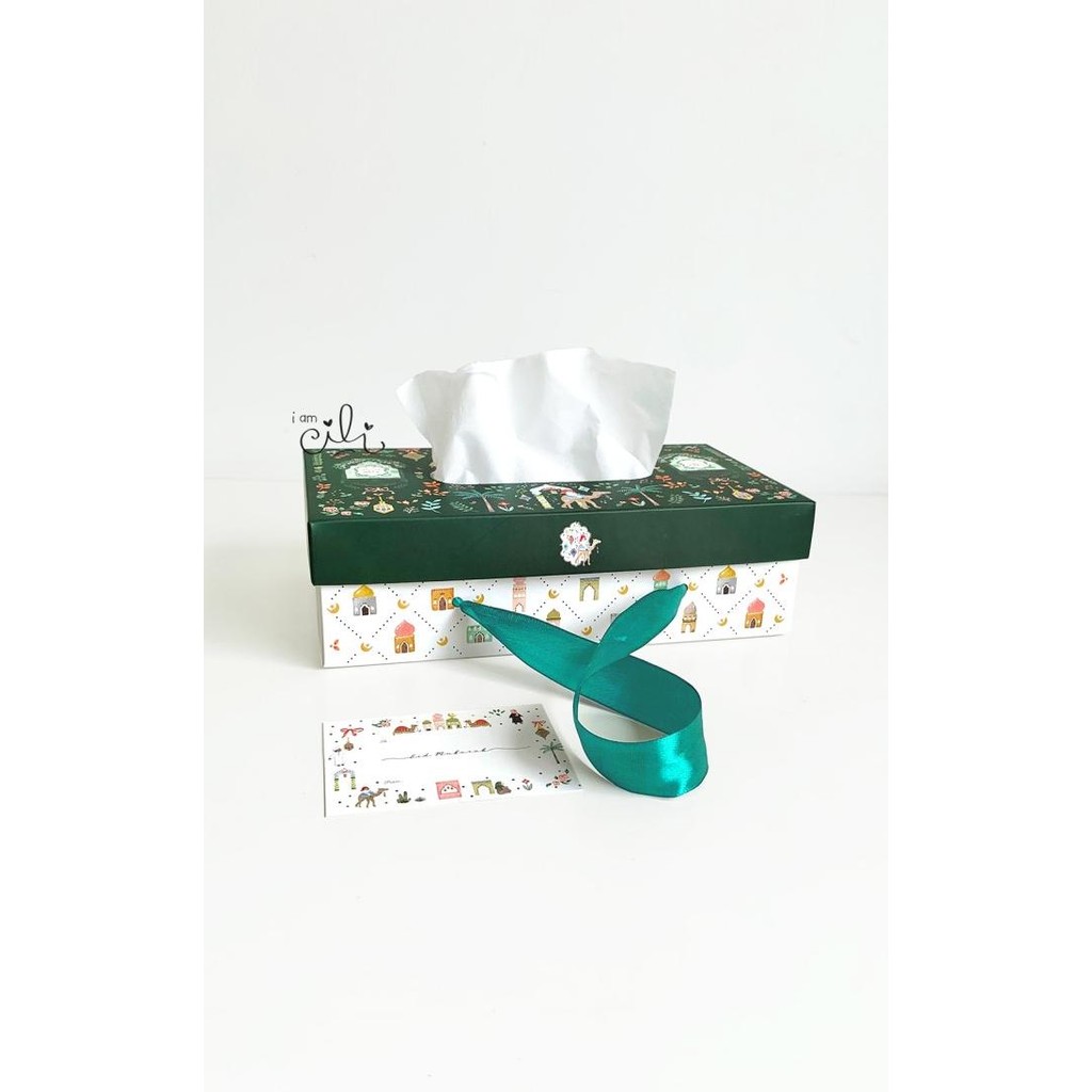 (BOX 24 x13.4 x 7.5cm LEBARAN)kotak 2 toples 112 / kue setengah loyang MS