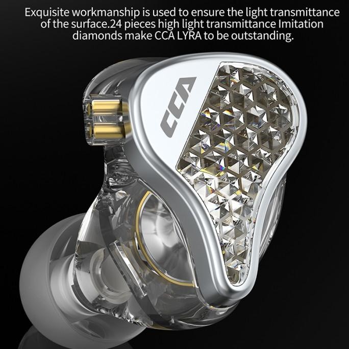 CCA LYRA In Ear Metal Earphone with MIC - Garansi Resmi