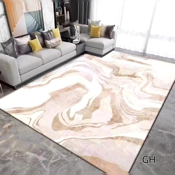 Karpet Lantai Ruang Tamu Minimalis Modern Abstrak Terlaris