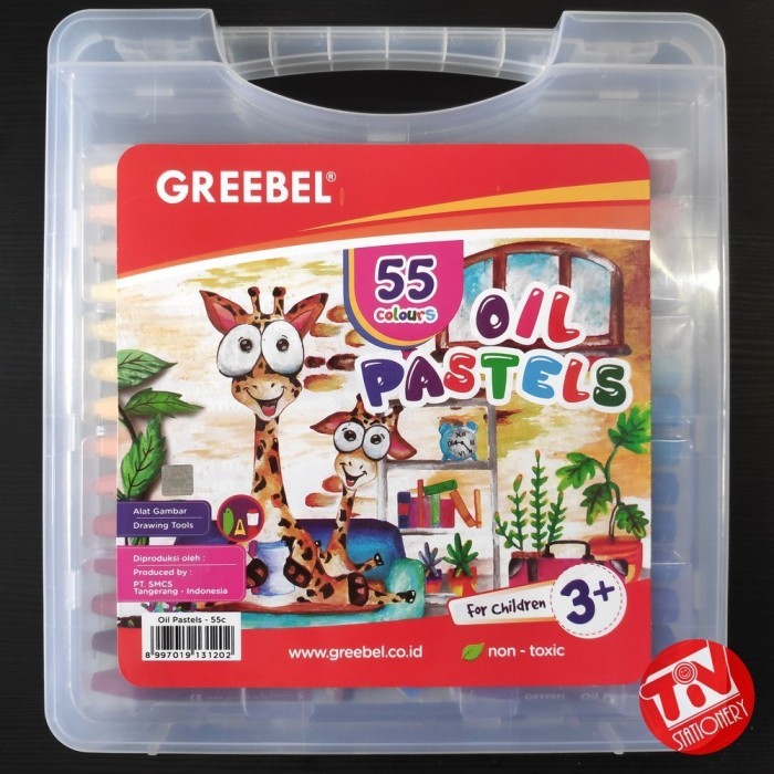 

Crayon GREEBEL Oil Pastels 55 Warna