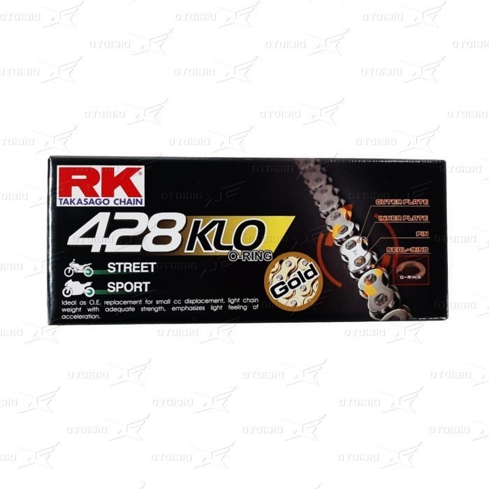 Rantai Rk Takasago Chain 428 Klo O-Ring 140L