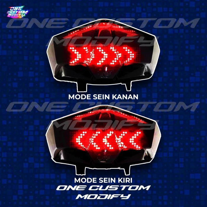 Ready baruu Stoplamp Running Text Animasi Vario 125-150 New Lampu LED Rem Belakang Modifikasi