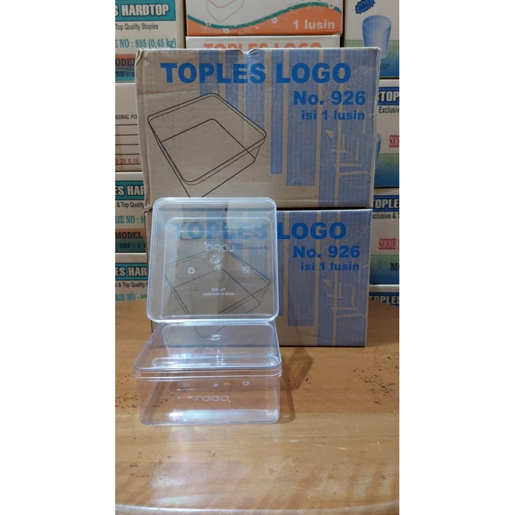 Toples Kue Kering Plastik LOGO 926 / Kotak - 500 gr MS