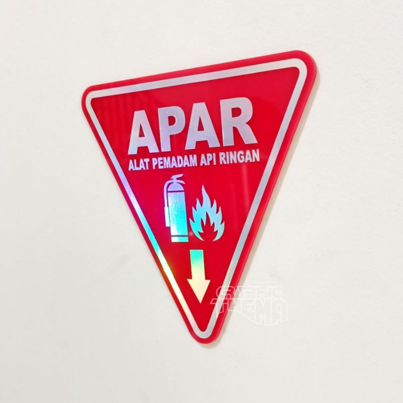 

Best Seller! Akrilik Sign Apar/Segitiga Apar Acrilik/Alat Pemadam Api Ringan Termurah