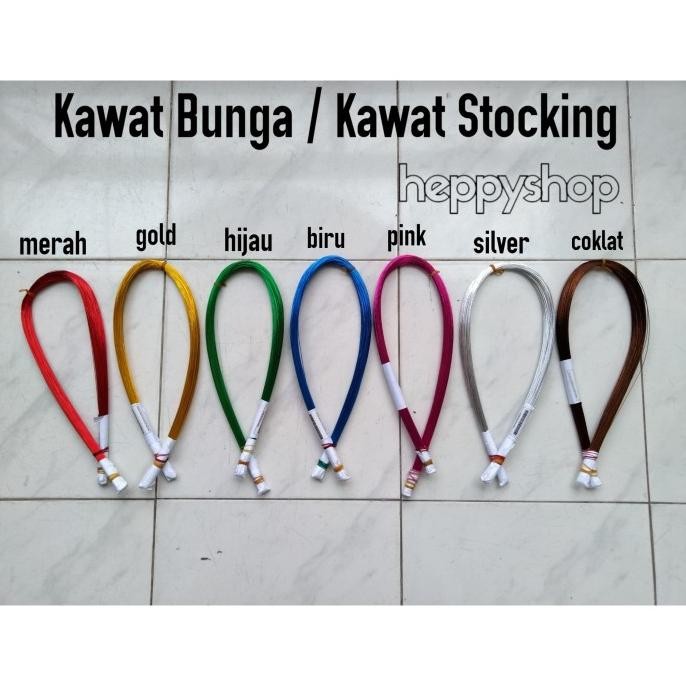 siap kirim] Kawat Bunga, Kawat Stocking, Kawat Bonsai