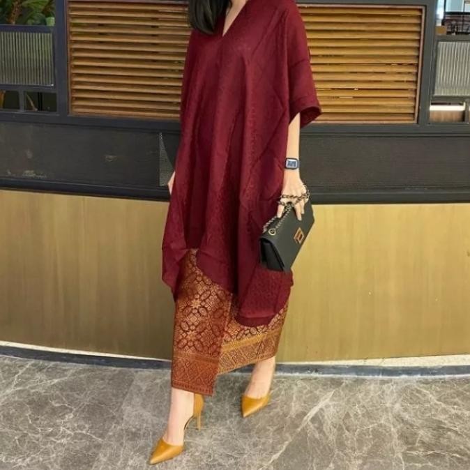 Kaftan Viscose Tunik Aruna Semi Sutra Premium Original