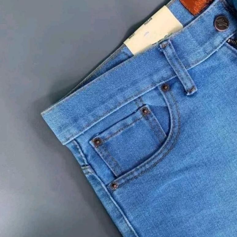 ss-64 CELANA JEANS PRIA PANJANG HITAM  REGULER FIT STANDAR BESIC [100%DENIM] Original