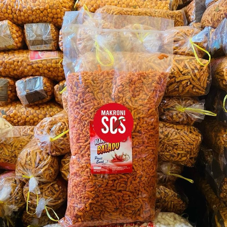 

Re27 1KG | 1000gr Makaroni Pipa Balado Snack Makaroni Pipa Rasa Pedas Balado Gurih makaronisos Premium