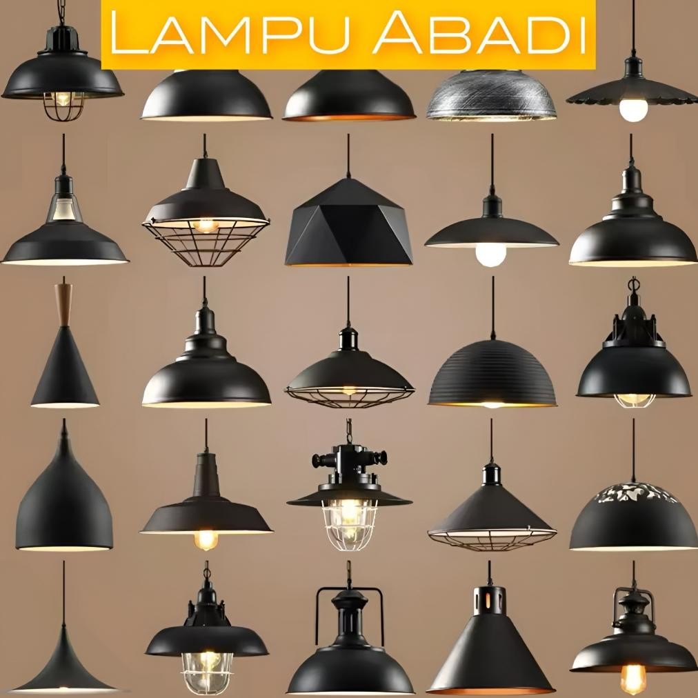 Lampu ABADI Lampu Gantung Hias Vintage Lampu Gantung Retro Untuk Dapur Ruang Makan Kamar Tidur