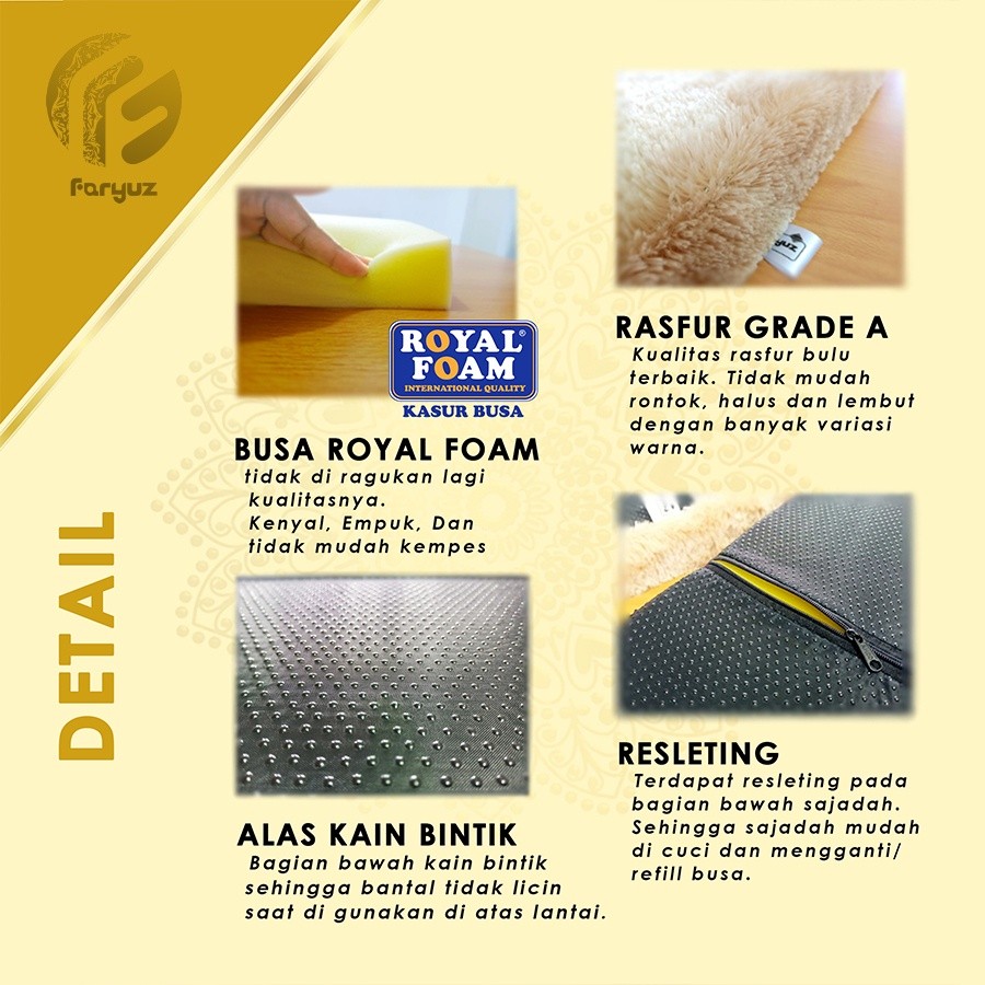 BEST SALE [SUPER TEBAL] SAJADAH/SEJADAH BULU TEBAL 5cm Sajadah Turki Rasfur Empuk Murah Tebel Turki